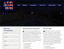 Tablet Screenshot of clubpuertochico.com
